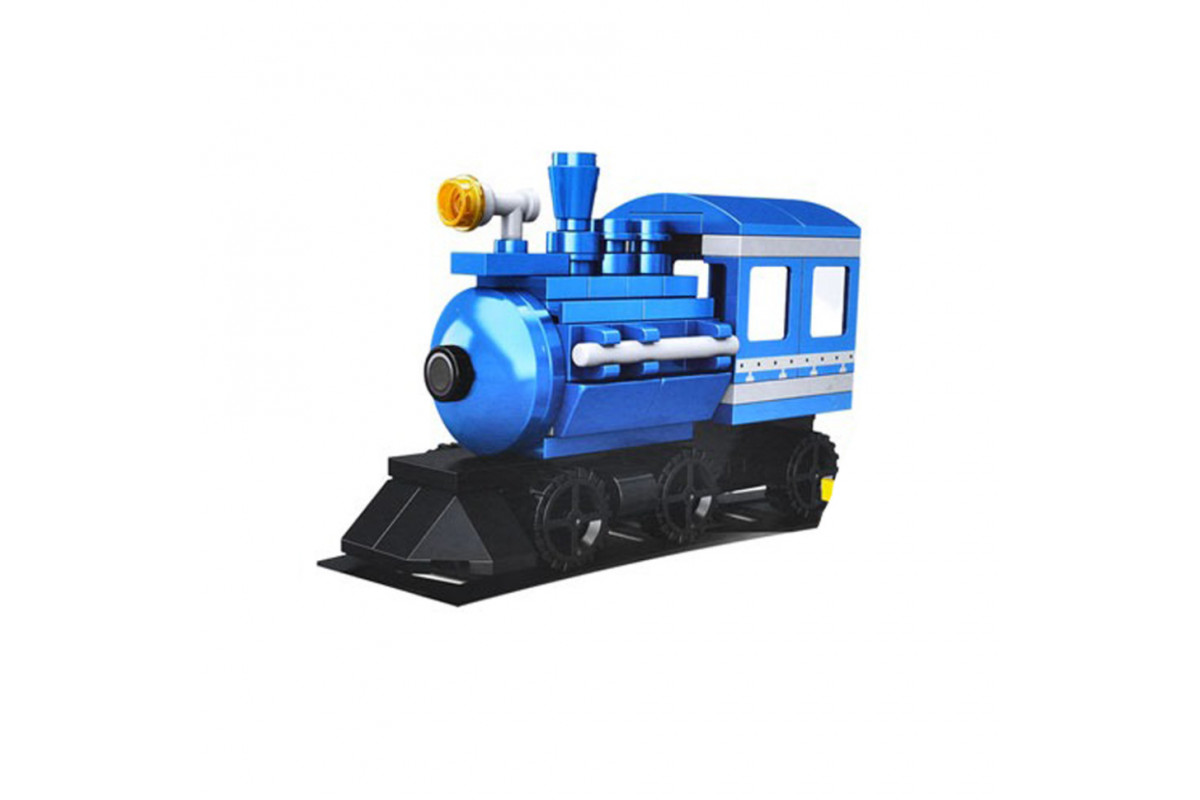 Детский конструктор "Поезд" CD8194-3, 79 деталей