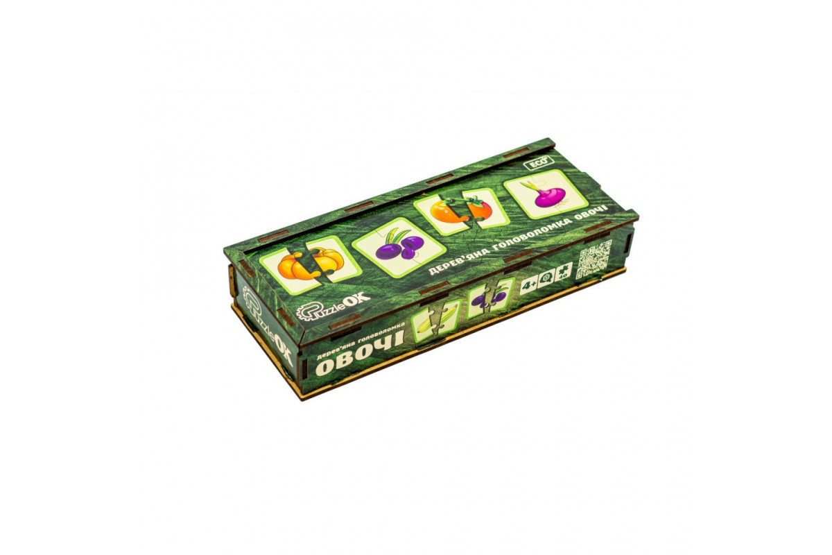 Деревянная головоломка "Овощи" Puz-95963, 40 элементов