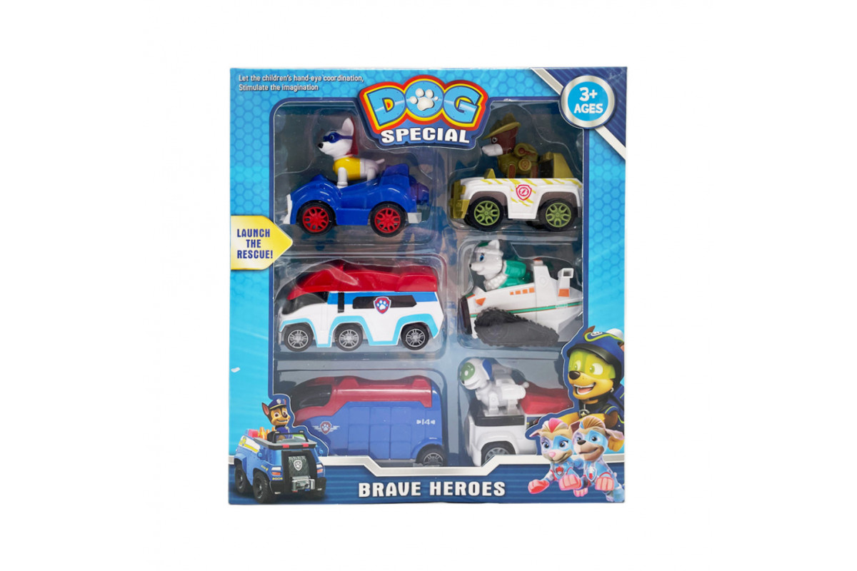 Игровой набор героев "Щенячий патруль" DT956 (HS-5875)-1, 6 героев в коробке