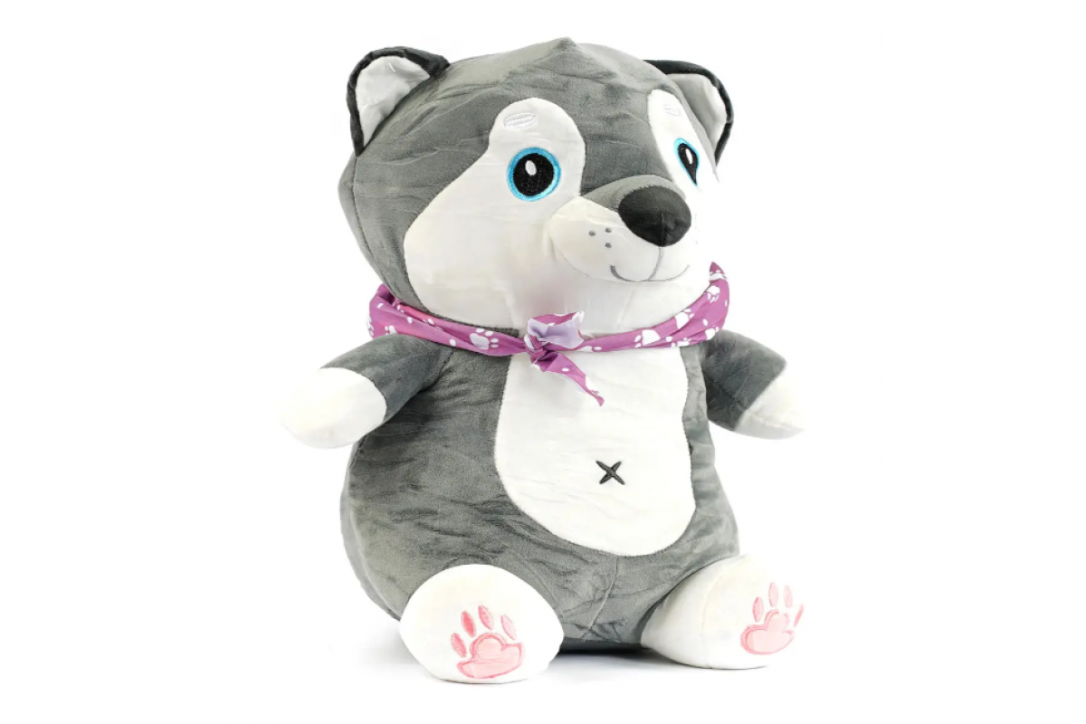 Детская мягкая игрушка "Собачка" L1131 игрушка с пледом, размер 50 см