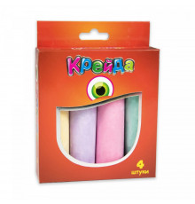 Детский набор Мел Большой круглый Strateg 50101 разноцветный 4 шт