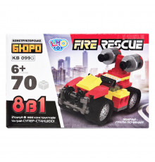 Детский конструктор Пожарная служба спасения Fire Rescue KB 099G 70 деталей