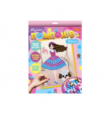 Набор для творчества мозаика из помпонов "Модница" НТ-35-1