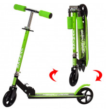Самокат с подножкой SR 2-005 складной  2-005-GRB
