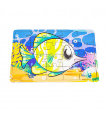 Детский деревянный пазл Рыбка-меч Арт-10030, 20 элементов