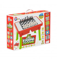 Дитячий столик "Набір настільних ігор" 9604TXK 7 ігор