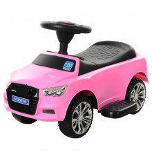 Детская каталка-толокар M 3503A-8 Розовый, с родительской ручкой