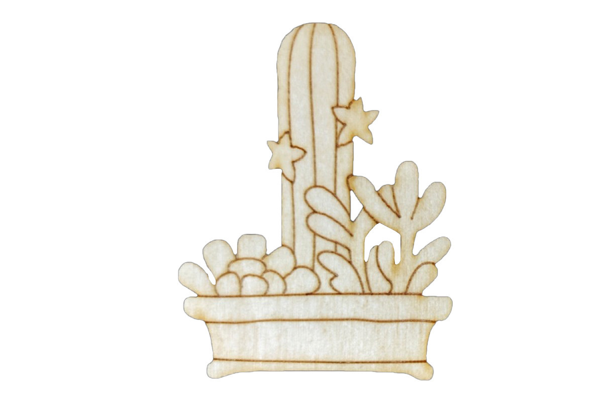 Набір дитячої творчості Розпис по дереву "Магніти-кактуси" РД-009