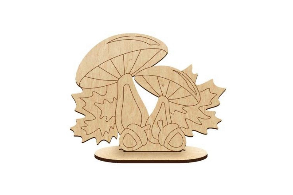 Фігурка для розфарбовування та декорування "Два грибочки" FDZ-544