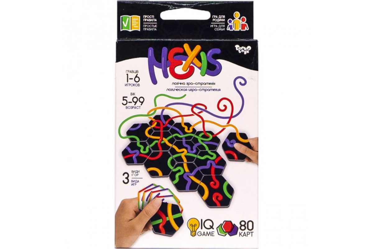 Настольная развлекательная игра "Hexis" Danko Toys G-HEX-01-01 рос