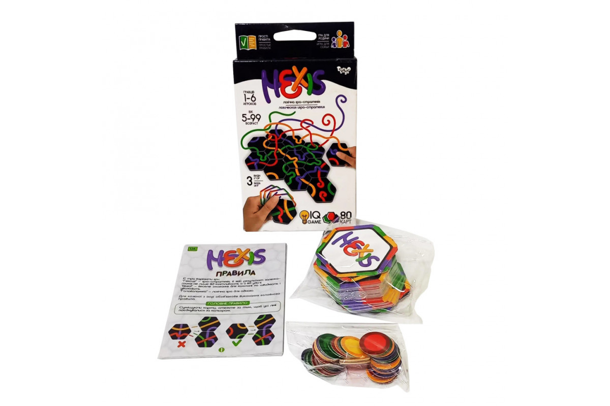 Настольная развлекательная игра "Hexis" Danko Toys G-HEX-01-01 рос