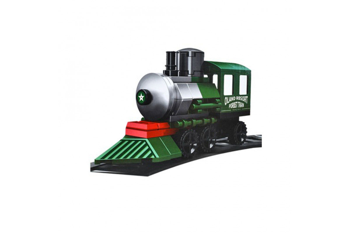 Детский конструктор "Поезд" CD8194-2, 87 деталей