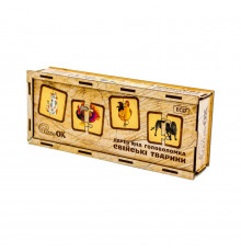 Деревянная головоломка "Домашние животные" Puz-37351, 40 элементов