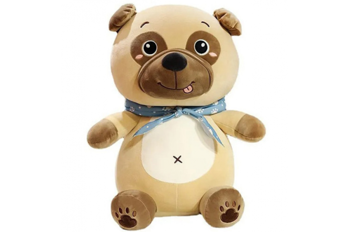 Детская мягкая игрушка "Собачка" L1130 игрушка с пледом, размер 50 см