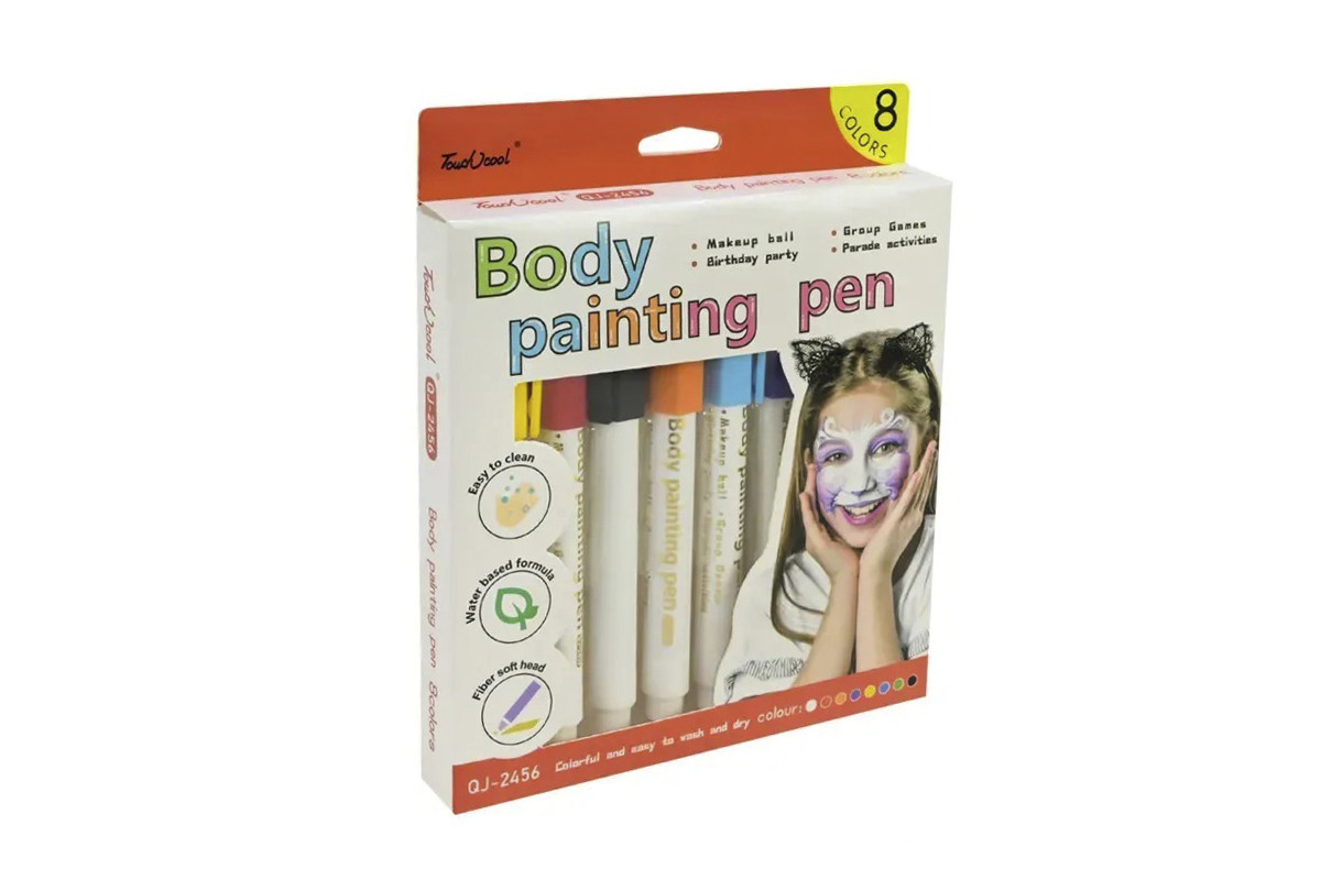 Детский набор аквагрима "Маркеры" Cel-2502, 8 цветов