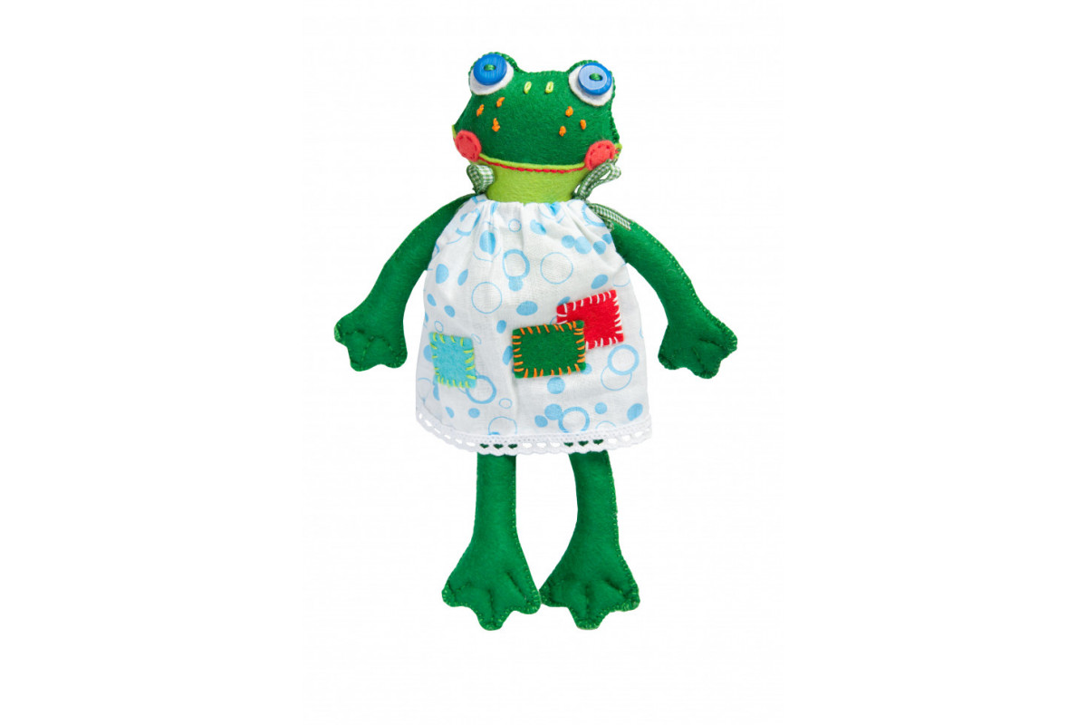 Детский набор для творчества "Жабка" MI-003 шитье мягкой игрушки