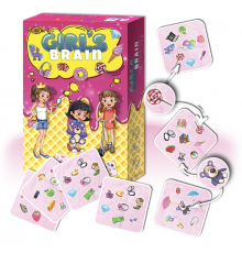 Настольная игра "GIRL’S BRAIN" MKZ0807 правила на укр. и рус. языках