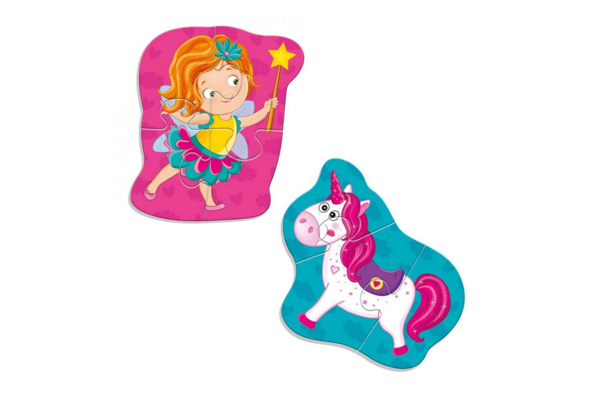 Детские магнитные пазлы "Фея и единорог" VT3208-30, 7 элементов