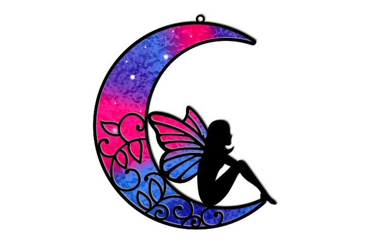 Набор для витражной живописи по номерам "Красивая сказка" FDSGK-12