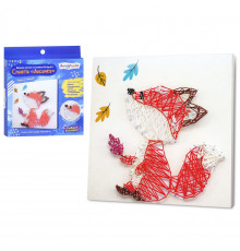 Набір для творчості "Лисичка" M5872UA малюнок ниткою за технікою String-Art