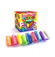 Тесто для лепки "Master Do" 9 цветов MMD-01-01…07 с блестками 7596DT  Вид 1