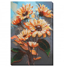 Набор для вышивания бисером "Дар солнца" AB-919 на натуральном холсте