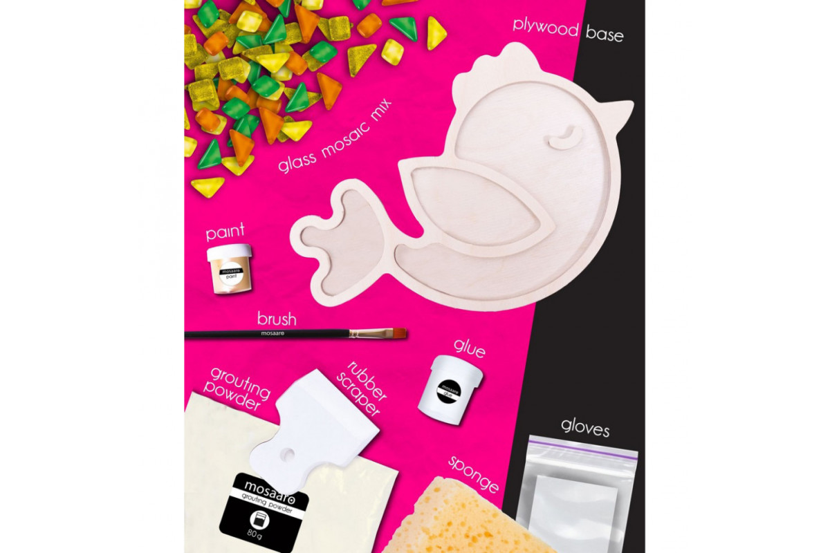 Детский набор для творчества хрустальная мозаика "Птица" MA1005