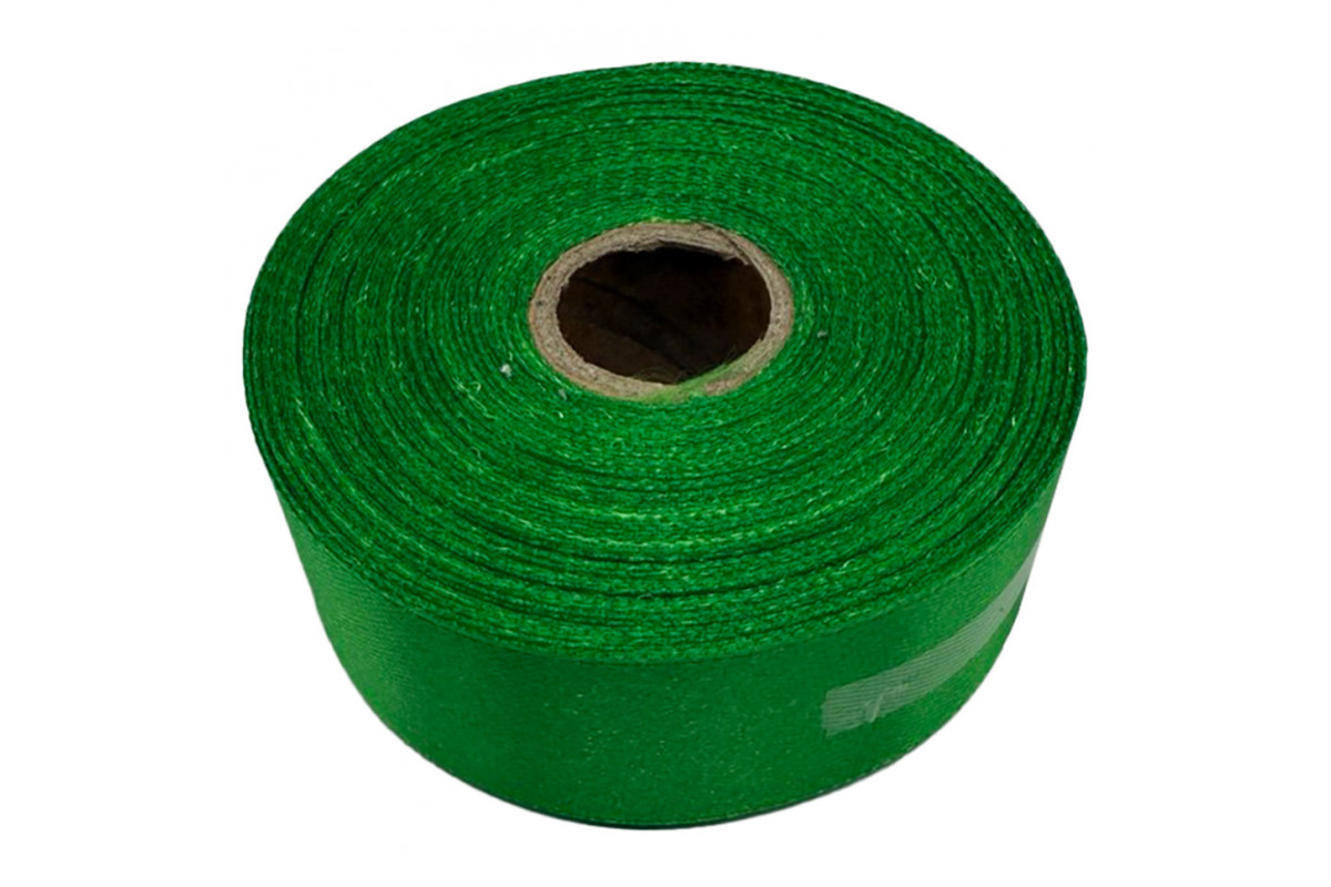 Атласна стрічка для рукоділля АБ-317, 2,5 см x 23 м, зелена