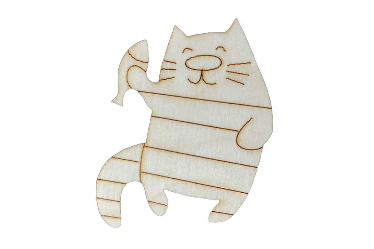 Набір дитячої творчості Розпис по дереву "Магніти-веселі коти" РД-011