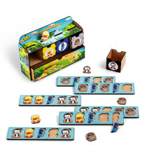 Деревянная настольная игра "Птицы" Ubumblebees (ПСД167) PSD167 сортер-комодик