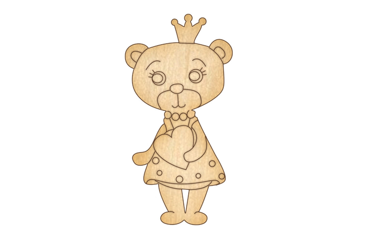 Фигурка для раскрашивания и декорирования "Мишка-3" FDZ-072