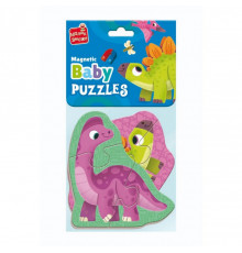 Детский магнитный бейби пазл "Динозаврики" VT3208-27, 7 элементов