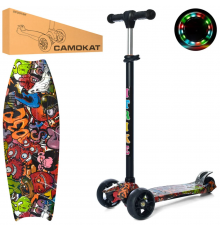 Самокат детский MAXI iTrike JR 3-060-22-WP6 трехколесный