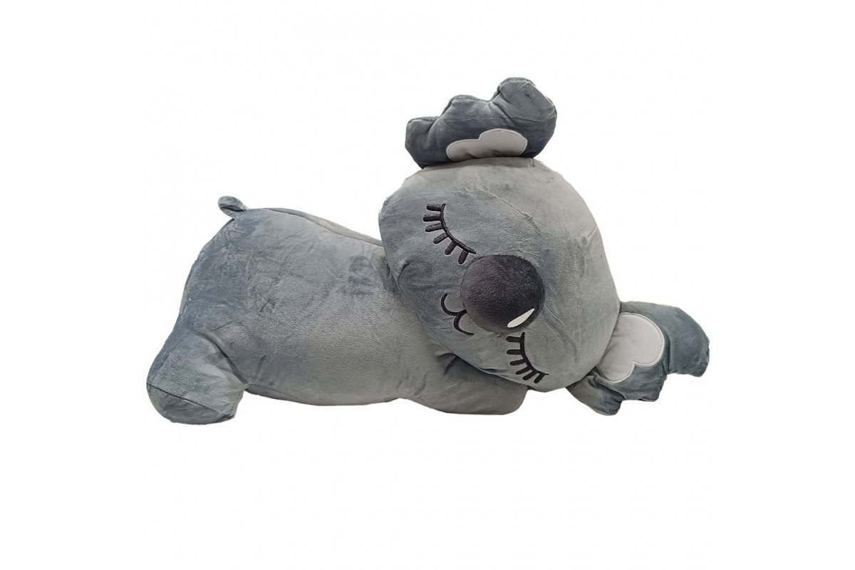 Детская мягкая игрушка "Коала" L1129(Grey) игрушка с пледом, размер 50 см