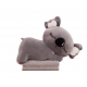Детская мягкая игрушка "Коала" L1129(Grey) игрушка с пледом, размер 50 см