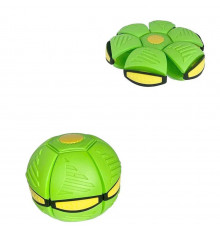 Летящий трансформерный мяч 1002-3 светится Зеленый