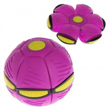 Летящий трансформерный мяч 1002-3 светится Фиолетовый