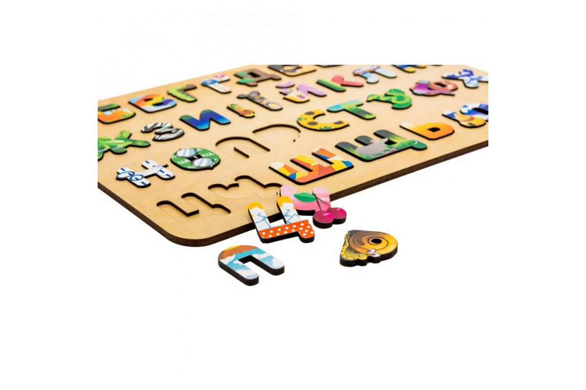 Детский деревянный сортер А3 Азбука АртА3-30273