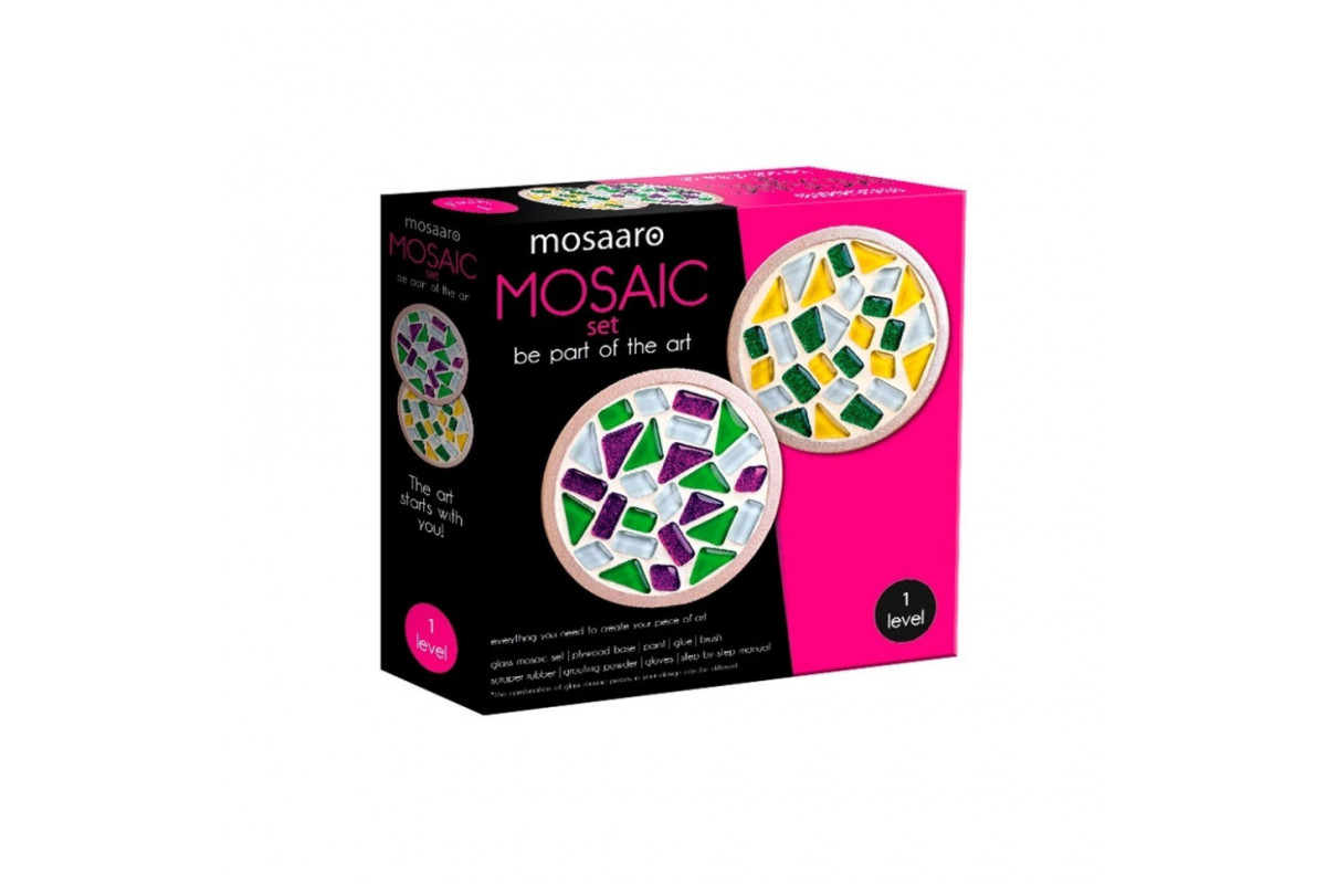 Детский набор для творчества хрустальная мозаика "Подставка для чашек" MA1001