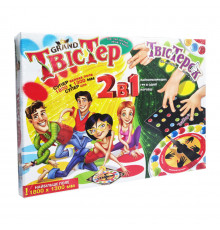 Напольная игра Твистер + настольная Твистерок 4423, 2в1