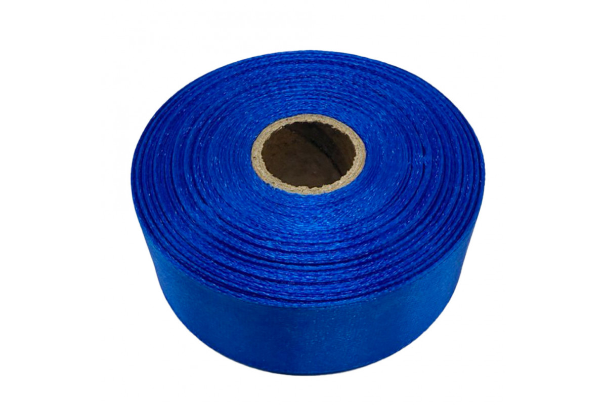 Атласна стрічка для рукоділля АБ-315, 2,5 см x 23 м, електрик