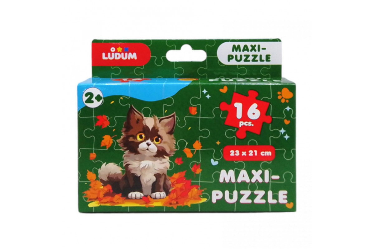 Пазл детский макси "Котик 3" ME5032-04, 16 крупных элементов