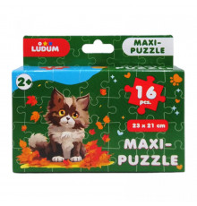 Пазл дитячий максі "Котик 3" ME5032-04, 16 великих елементів