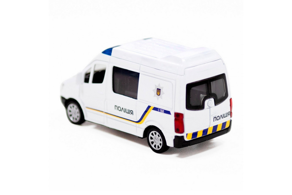 Автомодель детская Полиция Mersedes-Benz Sprinter TechnoDrive 250294 инерционная