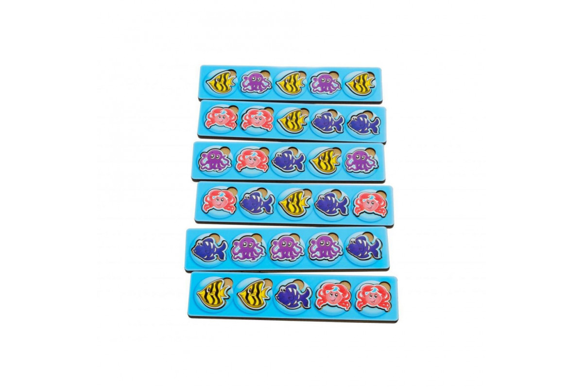 Дерев'яна настільна гра "Морські жителі-1" Ubumblebees (ПСД003) PSD003 сортер-комодик