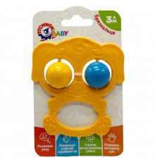 Детская погремушка "Собачка" 9338TXK-12 желтый