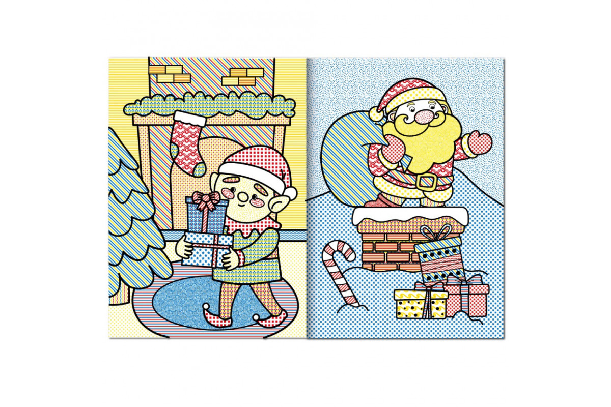 Детская аква-раскраска с водным маркером "Hello Christmas" НТ-43-02