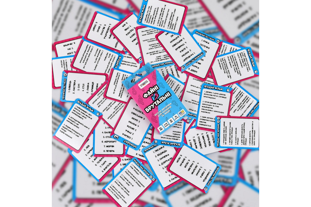 Карткова гра "Файні vs Брутальні" 30953, 36 карток