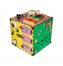 Развивающая игрушка Бизикуб Temple Group TG200123 30х30х30 см Разноцветный