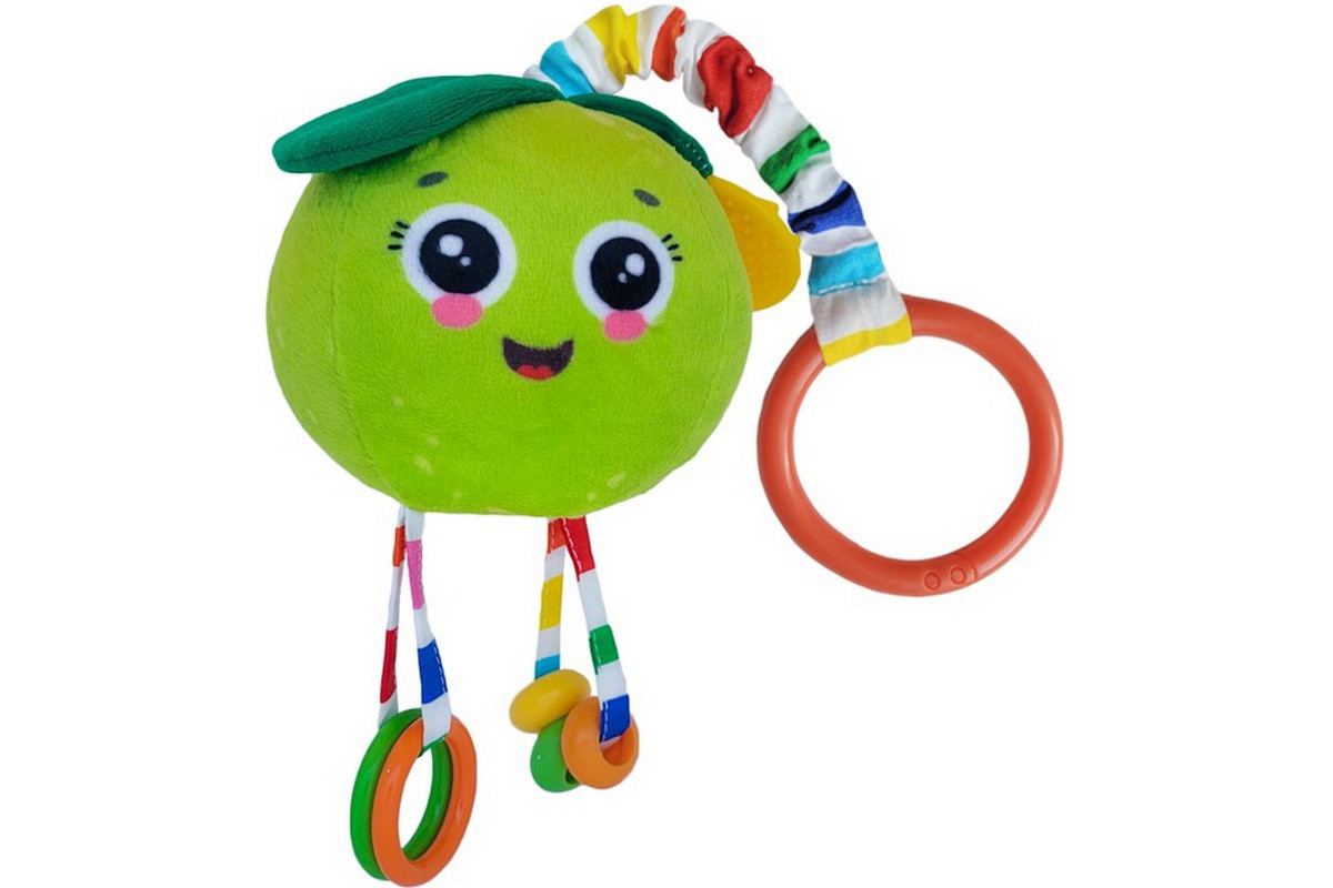 Брязкальце-підвіска з прорізувачем "Яблуко" МС 110604-19